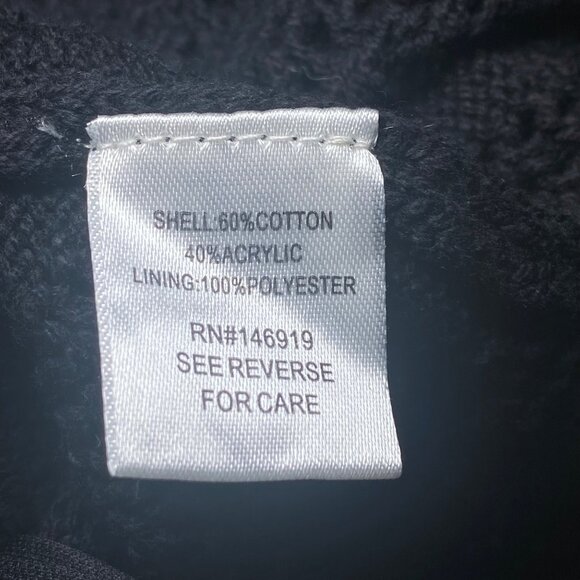 Black Textured Knit Maxi Pencil Skirt With Elastic Waistband Witchy Whimsygoth - Picture 5 of 6